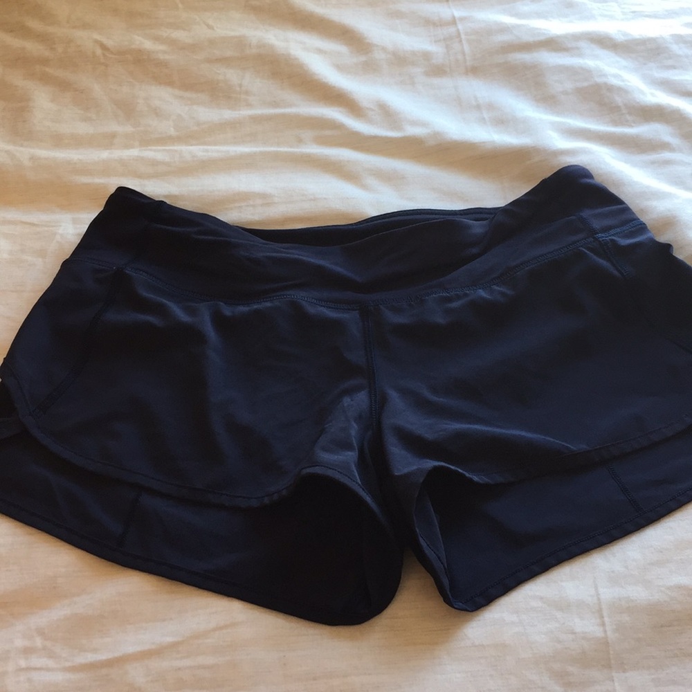 LuluLemon Navy Blue speed shorts